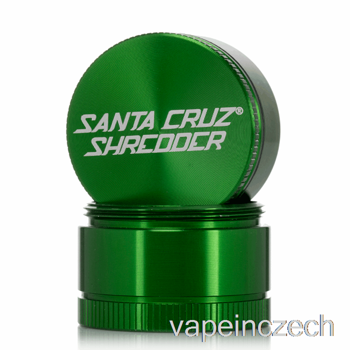 Santa Cruz Shredder 1,6palcový Malý 3dílný Mlýnek Zelený (40mm) Vape Pero